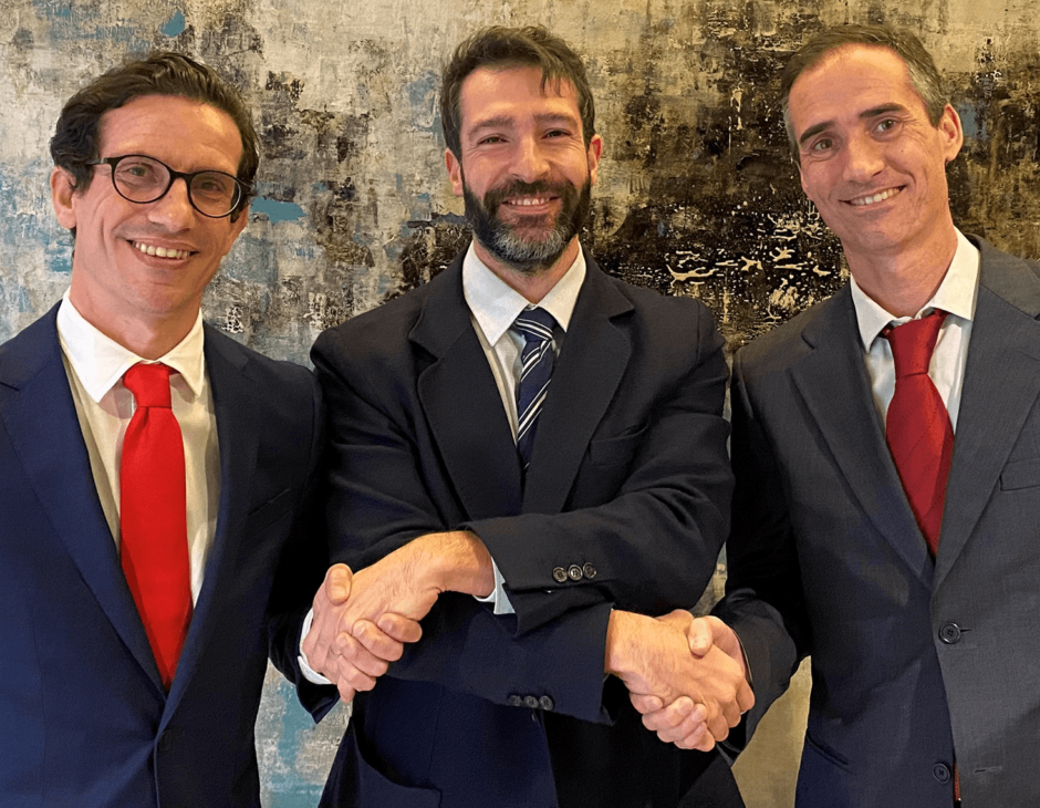 TÜV AUSTRIA und GIS: Zwei starke Marken unter gemeinsamem Dach: Hugo Gouveia, TÜV AUSTRIA Iberia, Antonio Ortiz, Global Inspection Services, Pedro Pimenta, TÜV AUSTRIA Iberia (C) TÜV AUSTRIA Group